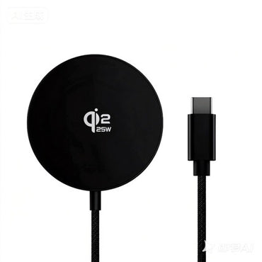 Ultra-Thin Magnetic Wireless Fast Charger 25W