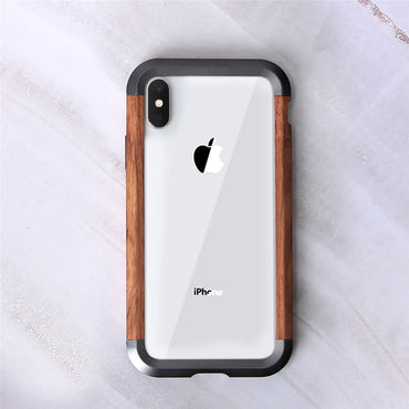 Vintage Wooden Frame Phone Case, Wood Phone Cover