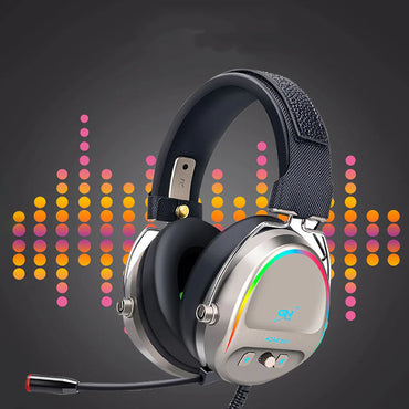 USB RGB Luminous Gaming Wired Headset With Microphone