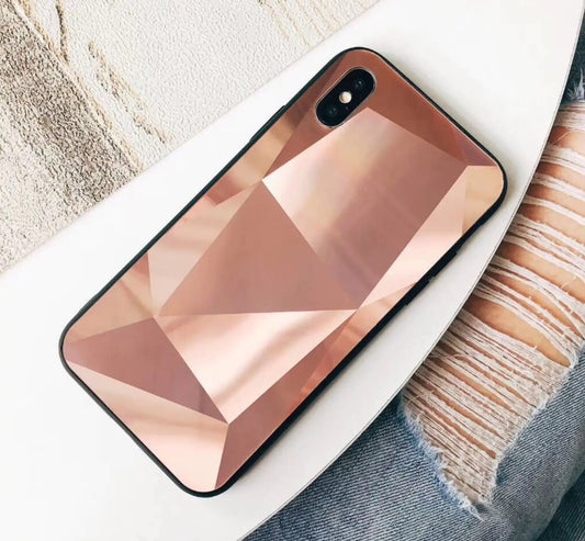 Colorful 3D Diamond Mirror Phone Case