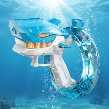 New Shark Electric Water Gun Toys Fully Automatic Continuous Fire Large Capacity Beach Summer Children's Water Playing Toys