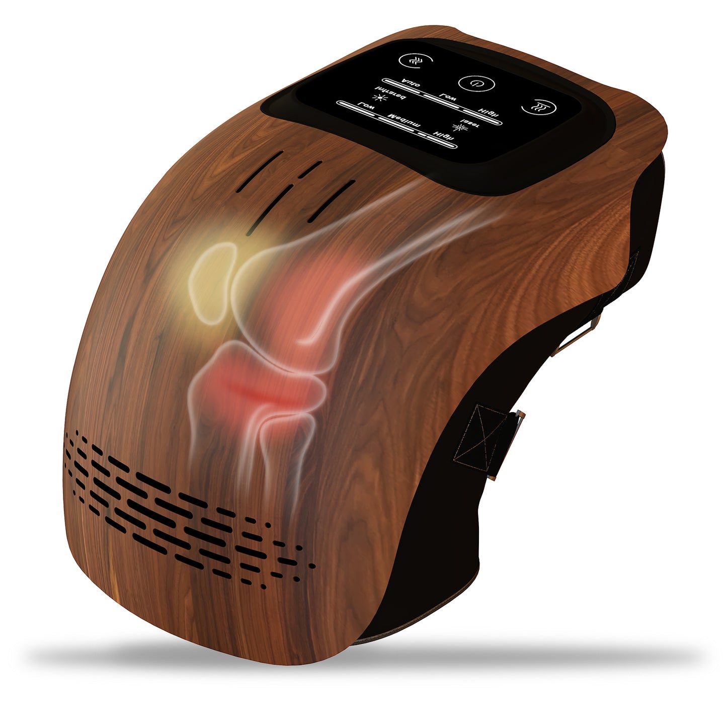Electric Intelligent Kneading Heating Knee Massager Rechargeable Pain Relief Infrared Laser Vibration