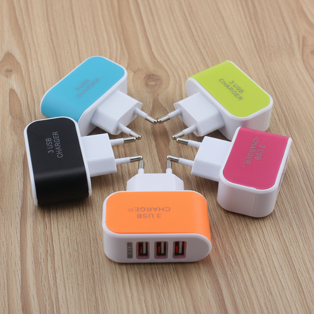 Mobile Phone Extension Charger Base US/EU Ports