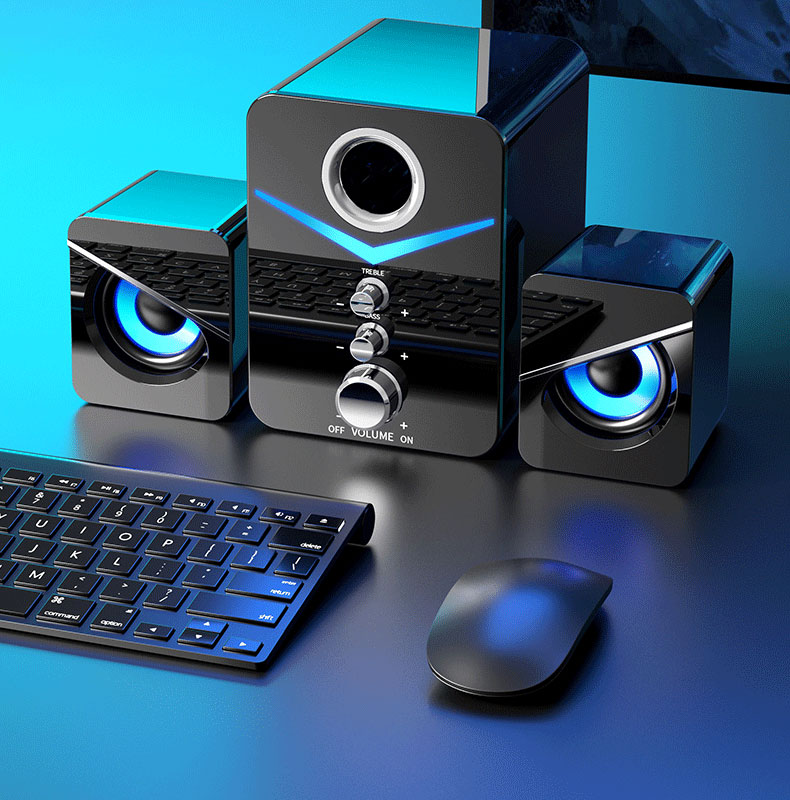 Universal LED Speaker for Computer Home Desktop Notebook