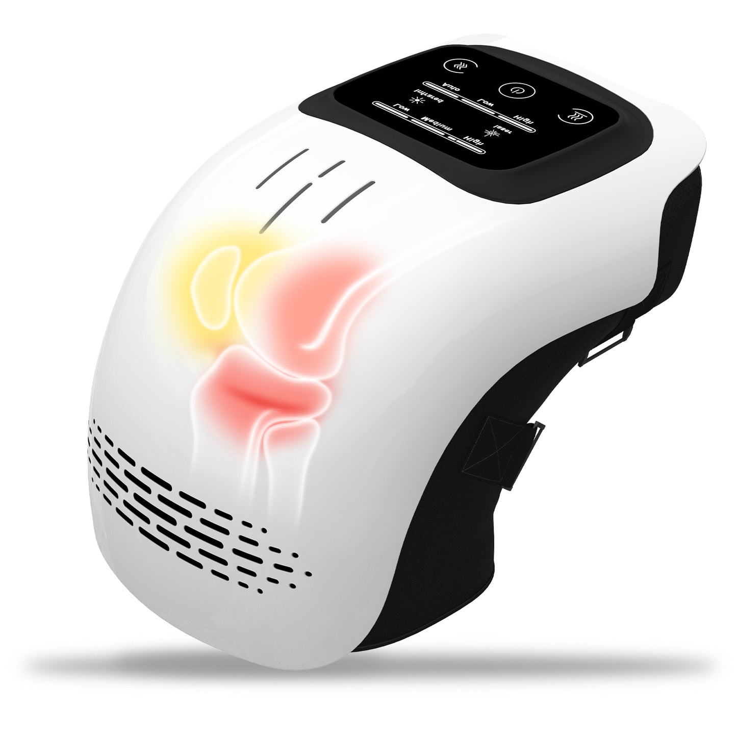 Electric Intelligent Kneading Heating Knee Massager Rechargeable Pain Relief Infrared Laser Vibration