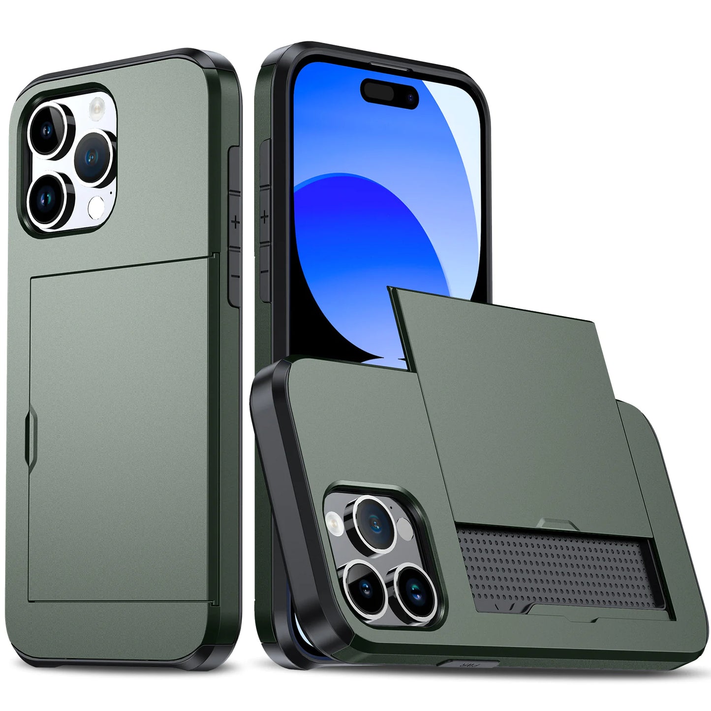 Phone Case with Discrete Card Holder