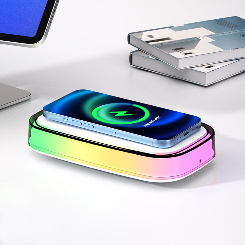 Smart Phone Universal Wireless Fast Charging Touch Small Night Lamp 15W