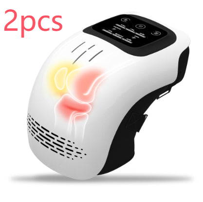 Electric Intelligent Kneading Heating Knee Massager Rechargeable Pain Relief Infrared Laser Vibration