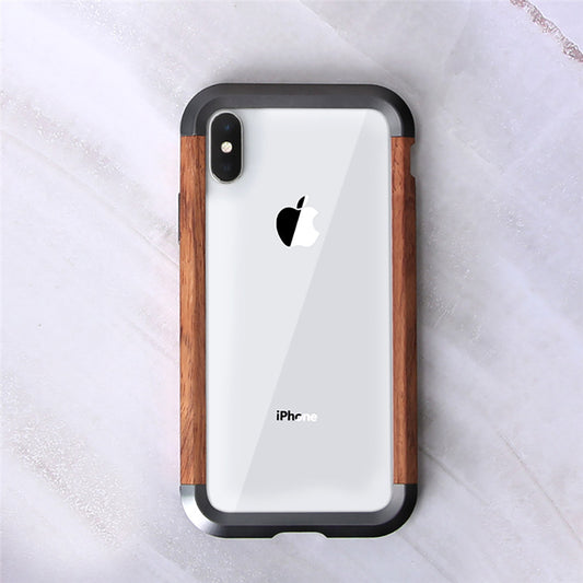 Vintage Wooden Frame Phone Case, Wood Phone Cover