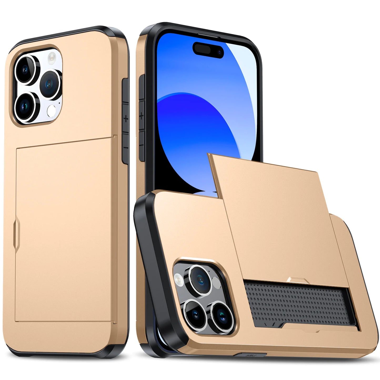 Phone Case with Discrete Card Holder