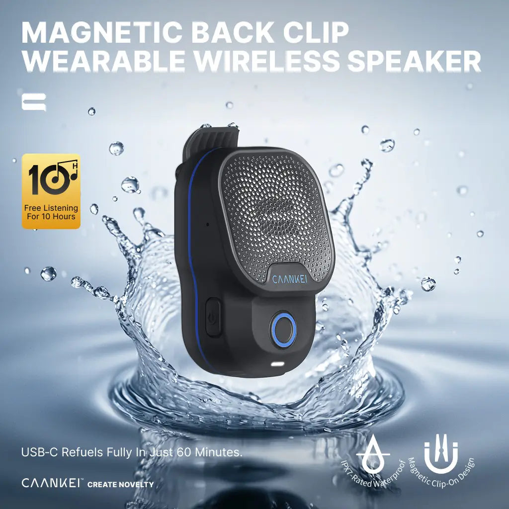 Mini Wearable Waterproof Bluetooth Speaker