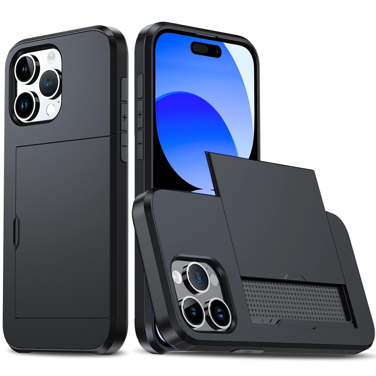 Phone Case with Discrete Card Holder