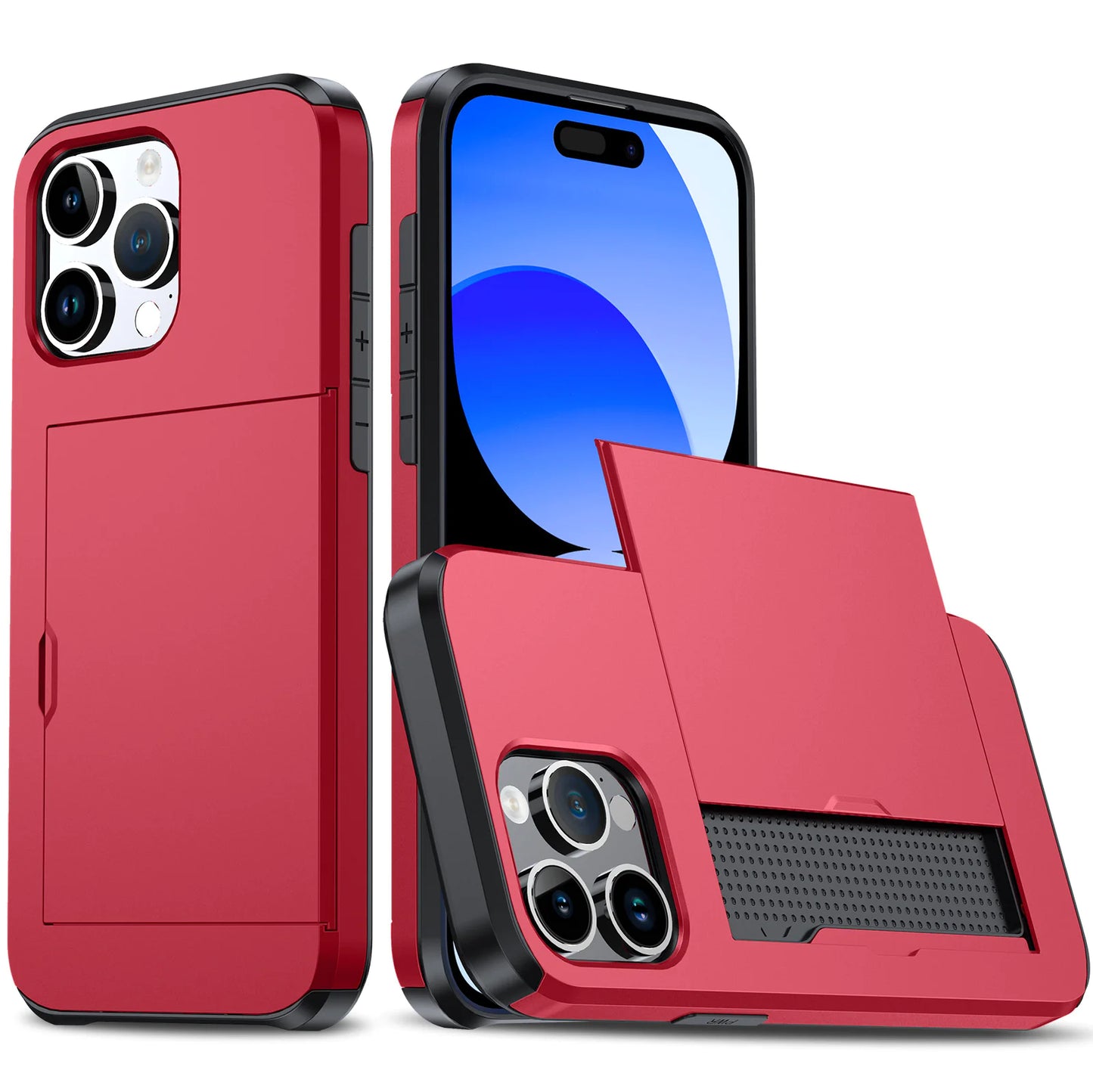 Phone Case with Discrete Card Holder