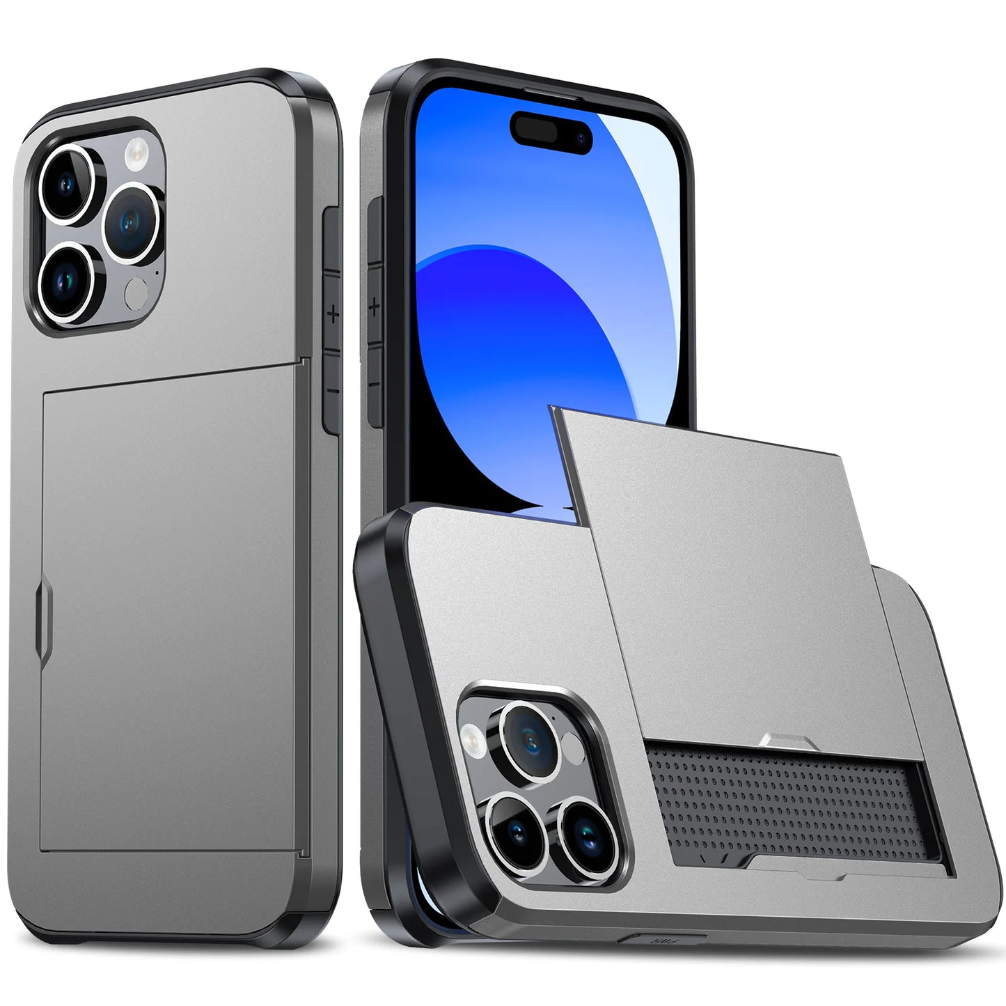 Phone Case with Discrete Card Holder