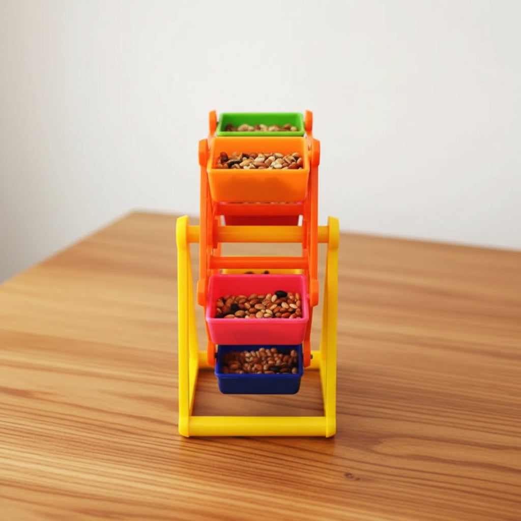 Colorful Parrot Foraging Toy for Intelligence Growth