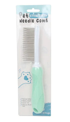 Pet Grooming Needle Comb for Fur Cleaning