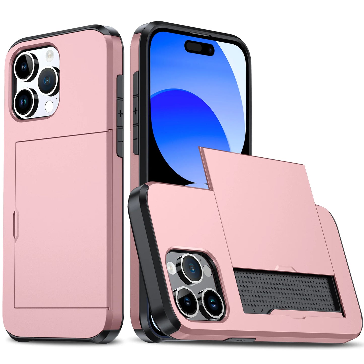 Phone Case with Discrete Card Holder