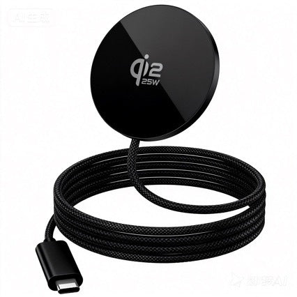 Ultra-Thin Magnetic Wireless Fast Charger 25W