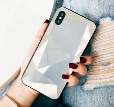 Colorful 3D Diamond Mirror Phone Case
