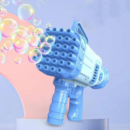 32 Holes Bazooka Bubble Machine Electric Children's Toy Gatling Bubble Gun