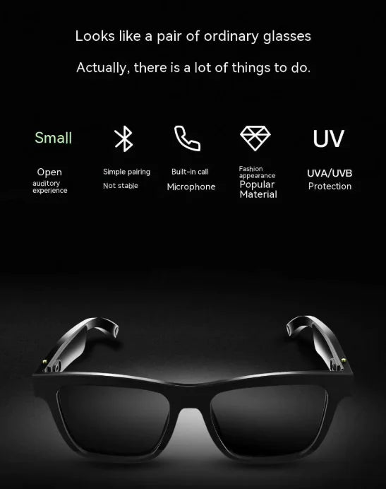 Smart Glasses Audio Headset