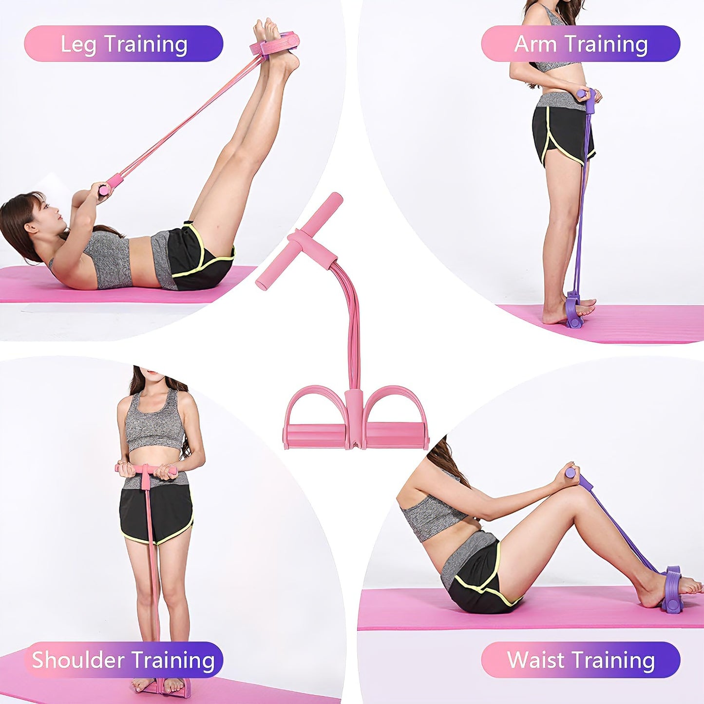 Foot Pedal High Resistance Band Stretching Slimming Home Training