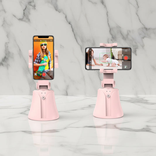 360° Automatic Rotating Smartphone Stand with Face Tracking