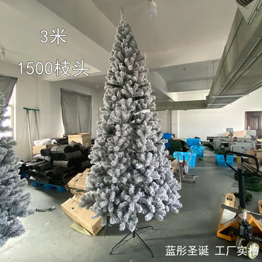 High-Quality White Artificial Snow Christmas Tree