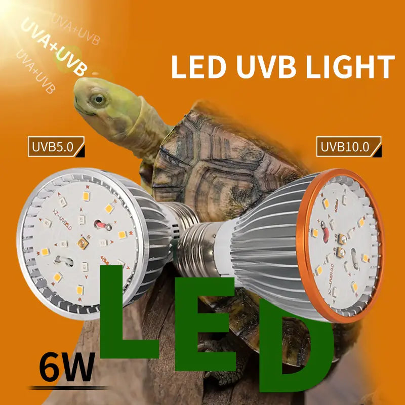 Full Spectrum UVA UVB Reptile LED Light Bulb