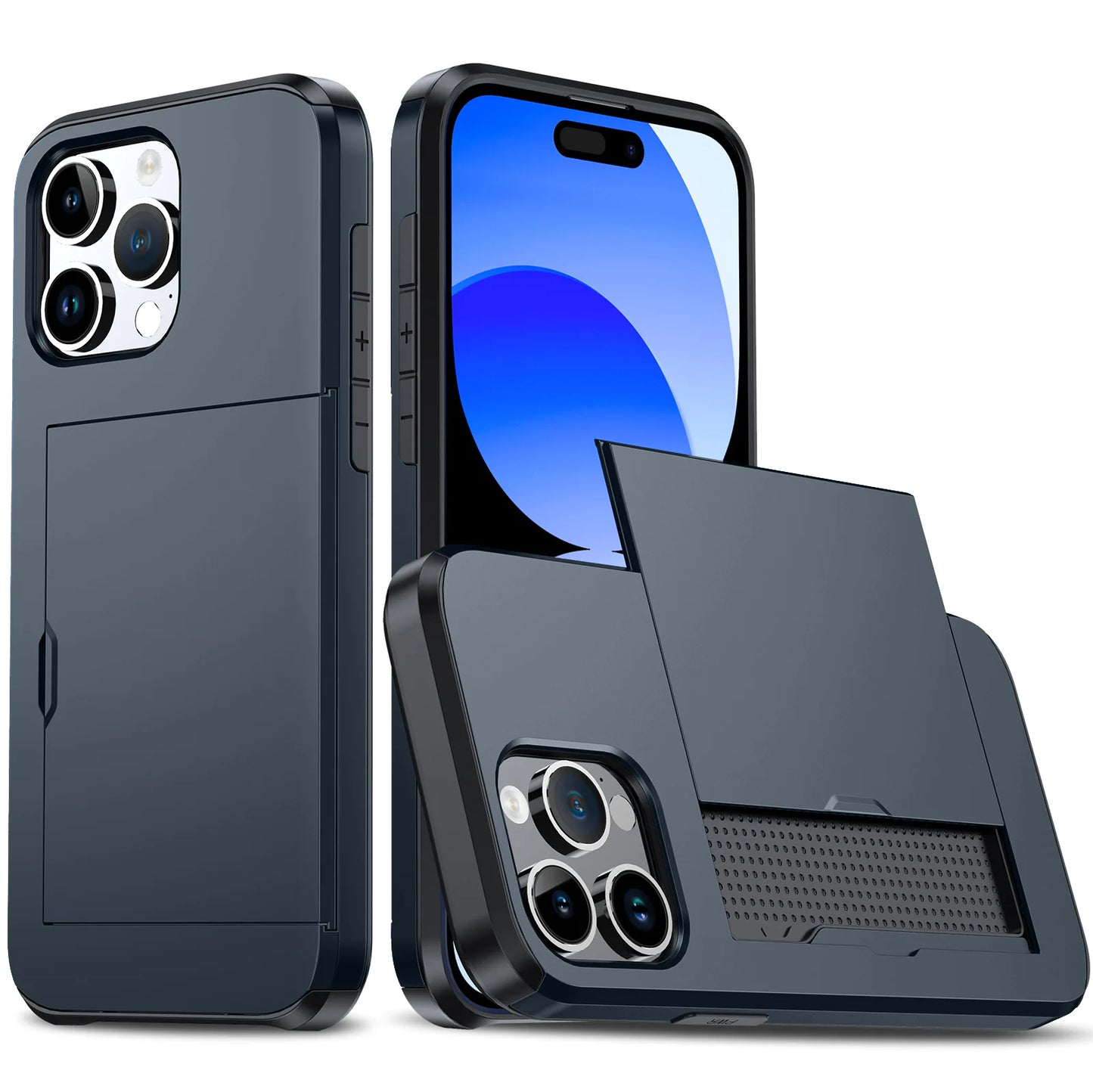 Phone Case with Discrete Card Holder